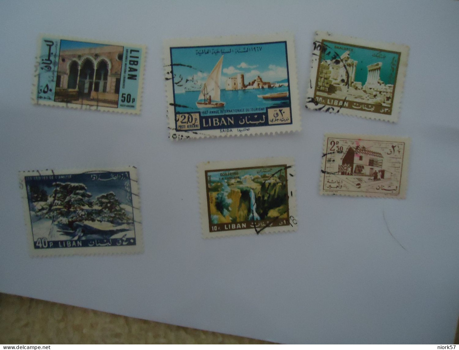 LIBAN  LEBANON USED   STAMPS LOT 6 - Lebanon