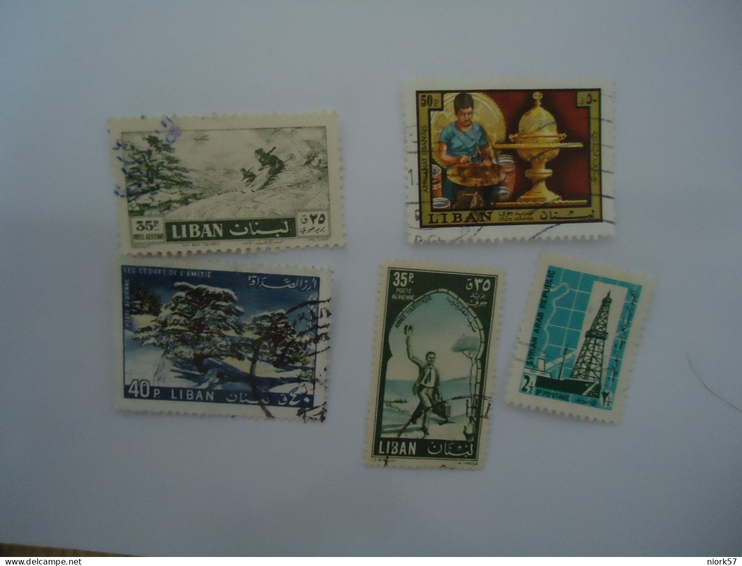 LIBAN  LEBANON USED   STAMPS LOT 5 - Lebanon