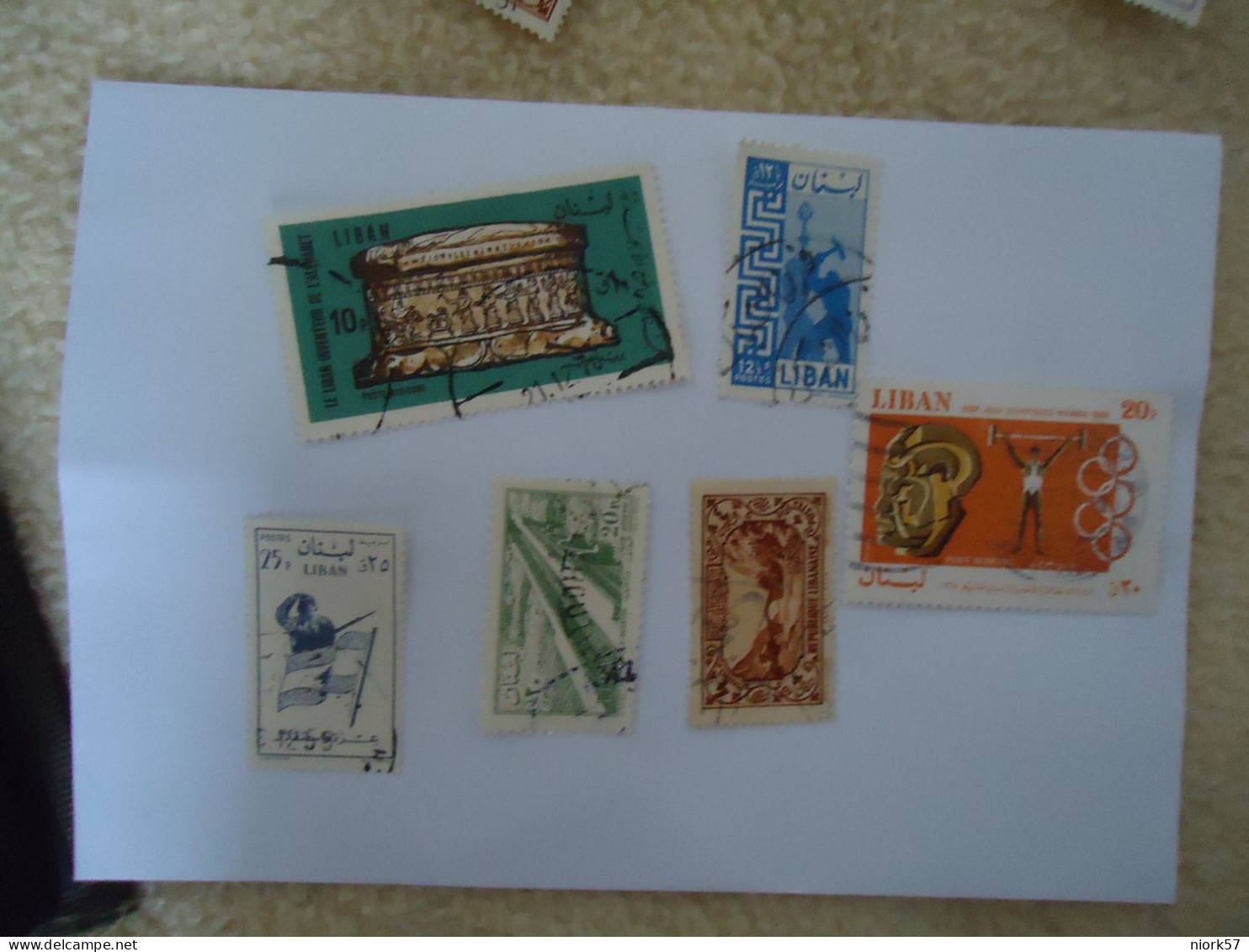 LIBAN  LEBANON USED   STAMPS LOT 6 - Lebanon