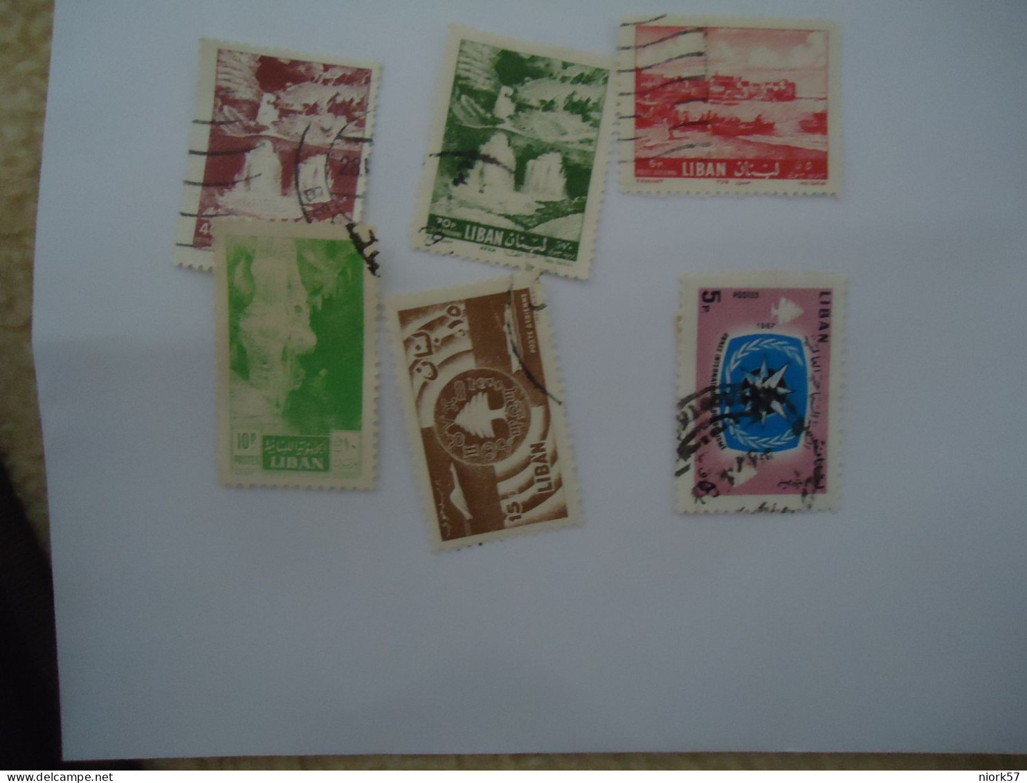 LIBAN  LEBANON USED   STAMPS LOT 6 - Lebanon