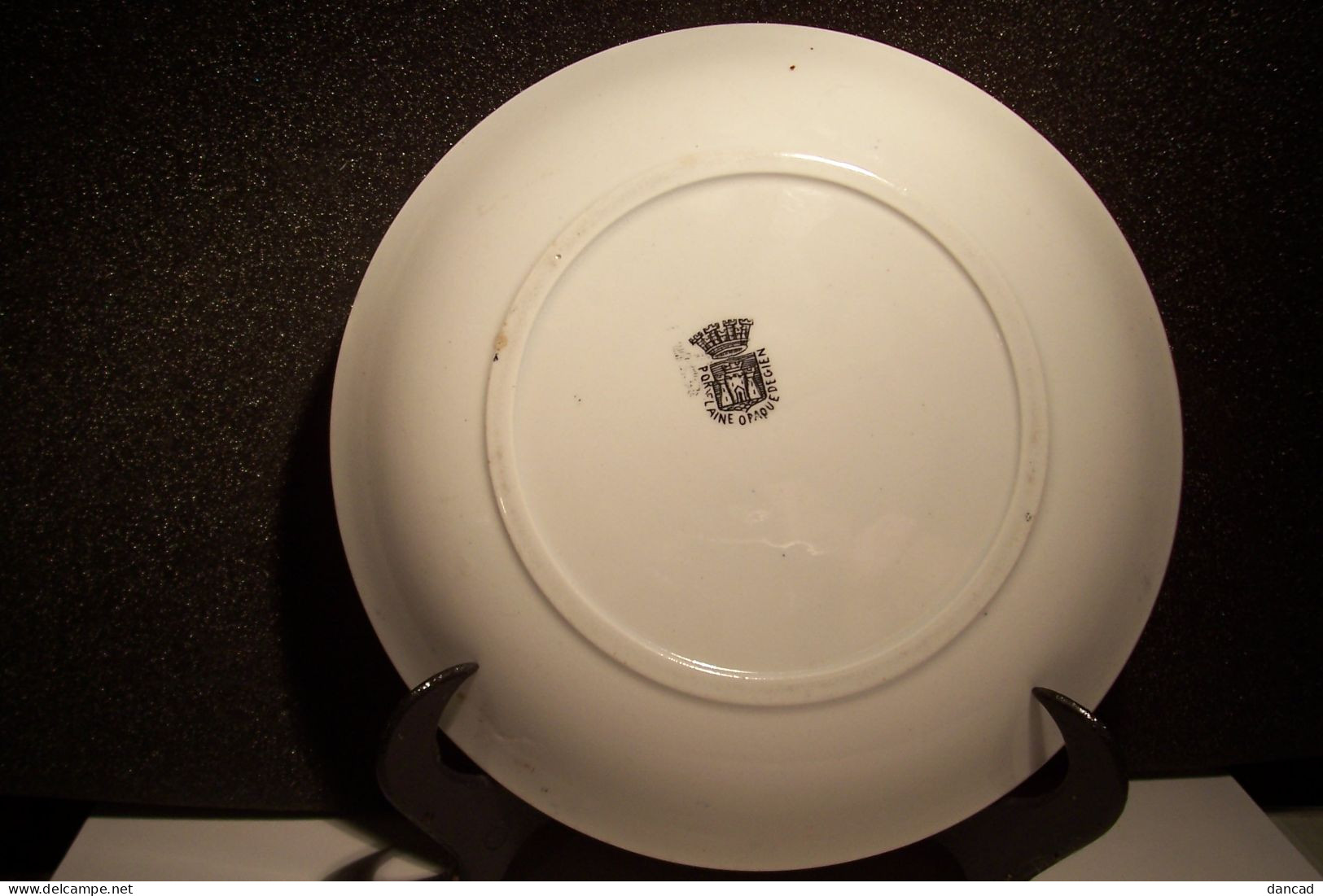 COMPIEGNE  - JEANNE D'ARC Est Faite Prisonnière - Porcelaine Opaque De GIEN - ASSIETTE -( Pas De Reflet Sur L'original ) - Gien (FRA)