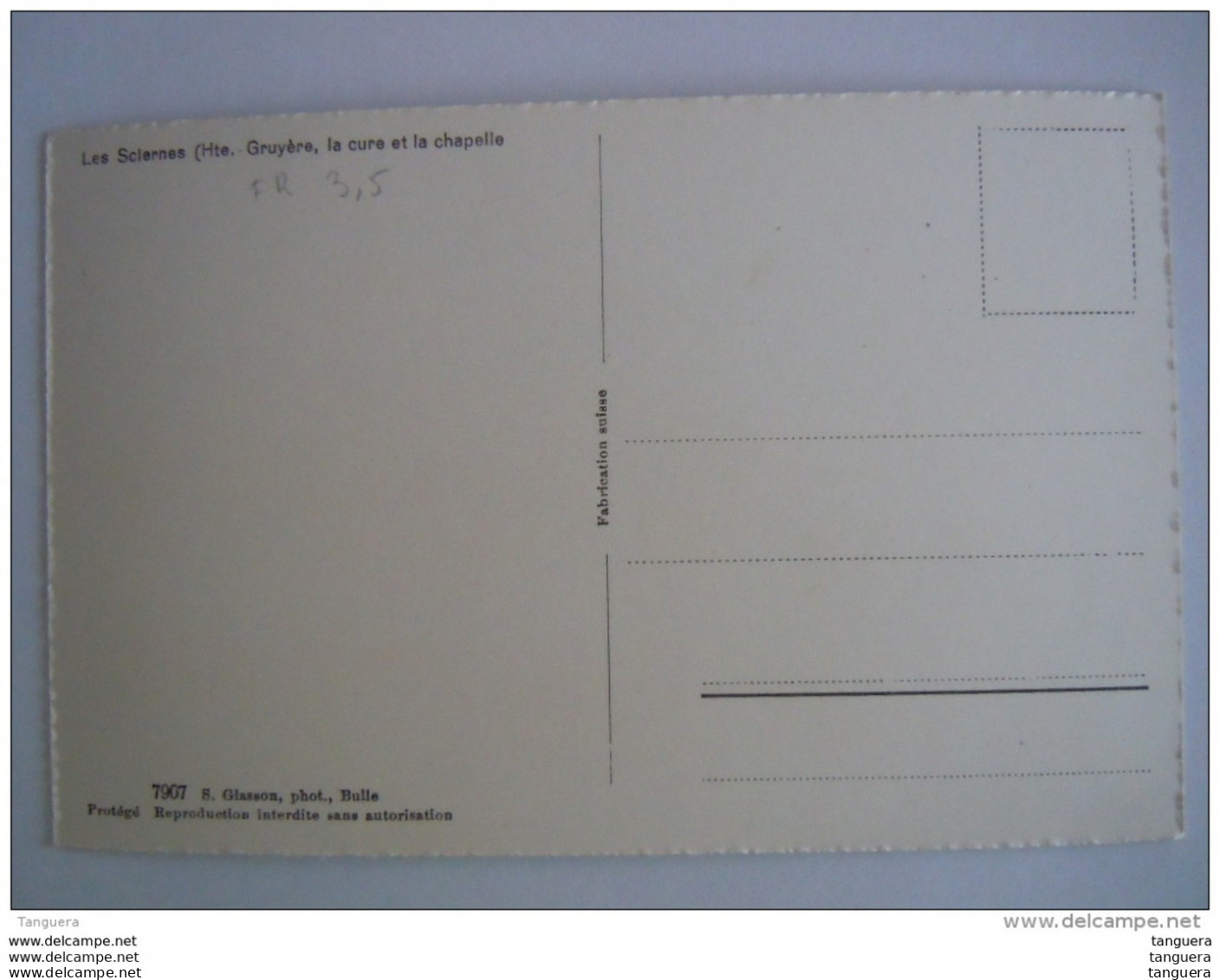 Cpsm Suisse Les Sciernes (Hte-Gruyère) La Cure Et La Chapelle Edit Glasson - Albeuve