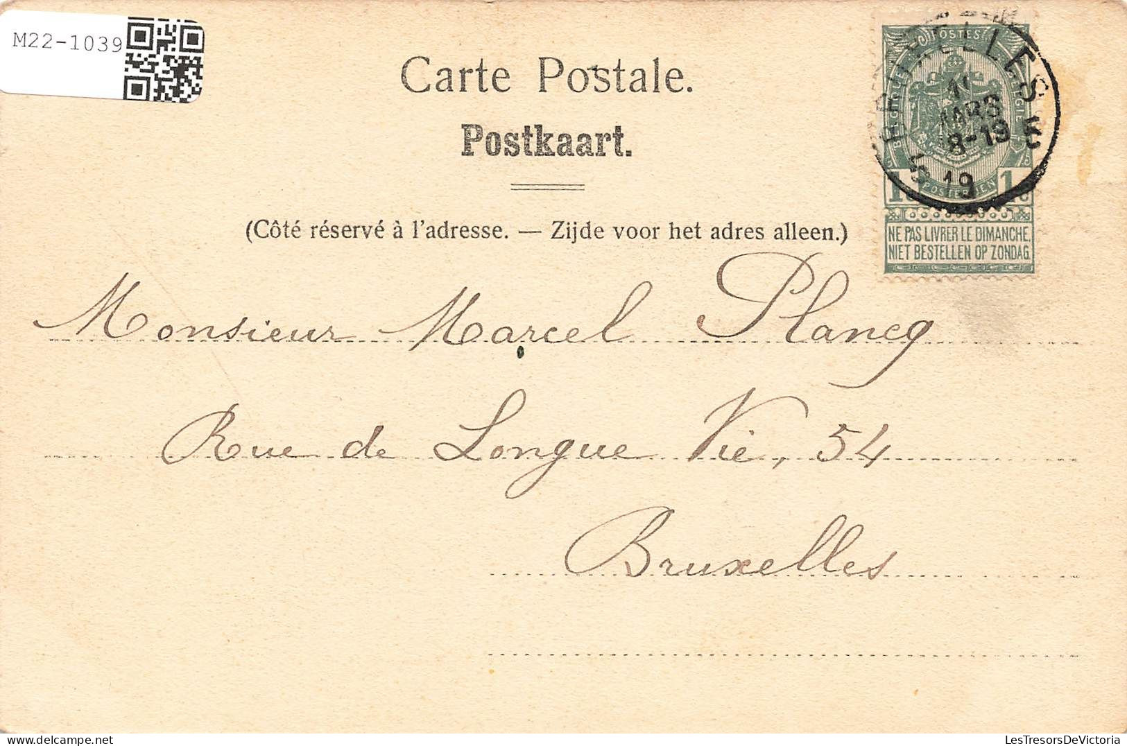 BELGIQUE - Bruxelles - L'institut Solvay Au Parc Léopold - Carte Postale Ancienne - Bossen, Parken, Tuinen