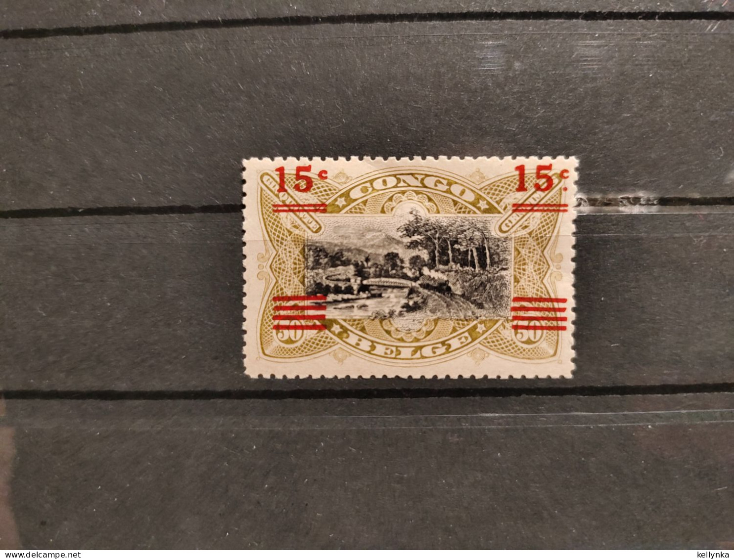 Congo Belge - 87B - Pli - Variété - 1921 - MNH - Unused Stamps