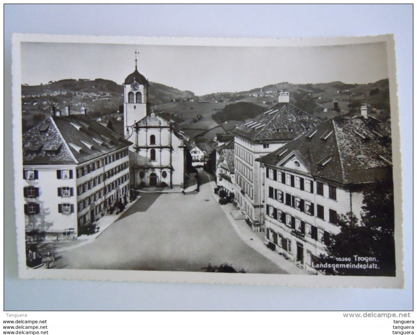Suisse Trogen Landsgemeindeplatz Foto Gross Circulée 1959 - Trogen