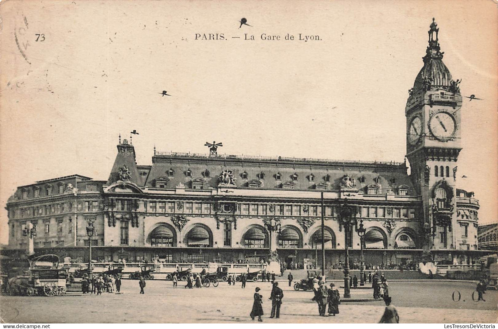 FRANCE - Paris - Vue Générale De La Gare De Lyon - Animé - Carte Postale Ancienne - Metro, Stations