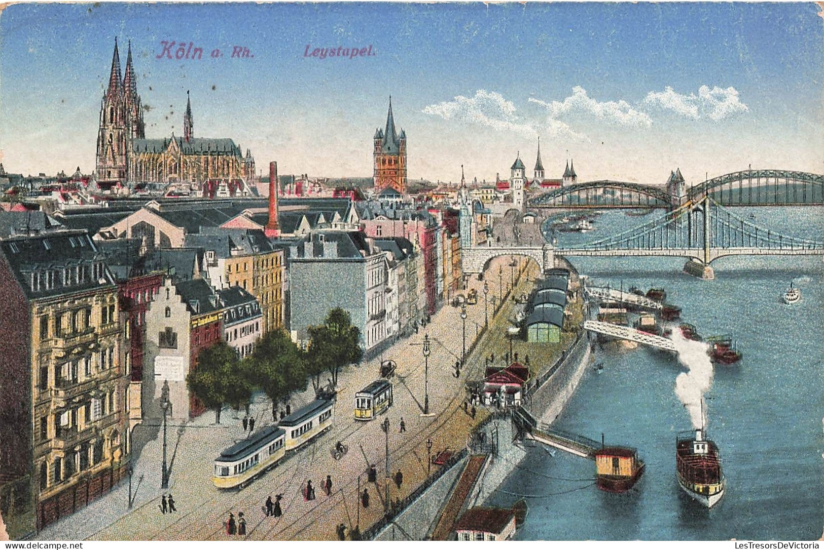 ALLEMAGNE - Köln - Vue Générale De Leystapel - Colorisé - Carte Postale Ancienne - Koeln