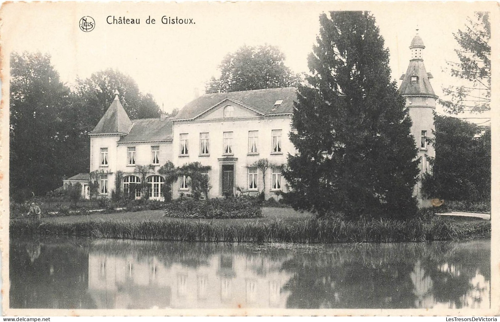 BELGIQUE - Chaumont Gistoux - Château De Gistoux - Etang - Carte Postale Ancienne - Chaumont-Gistoux