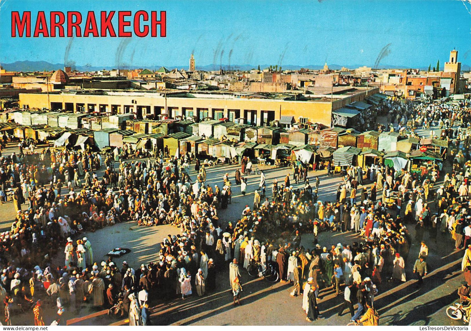 MAROC - Marrakech - Place Djemaa El Fna - Carte Postale - Marrakesh