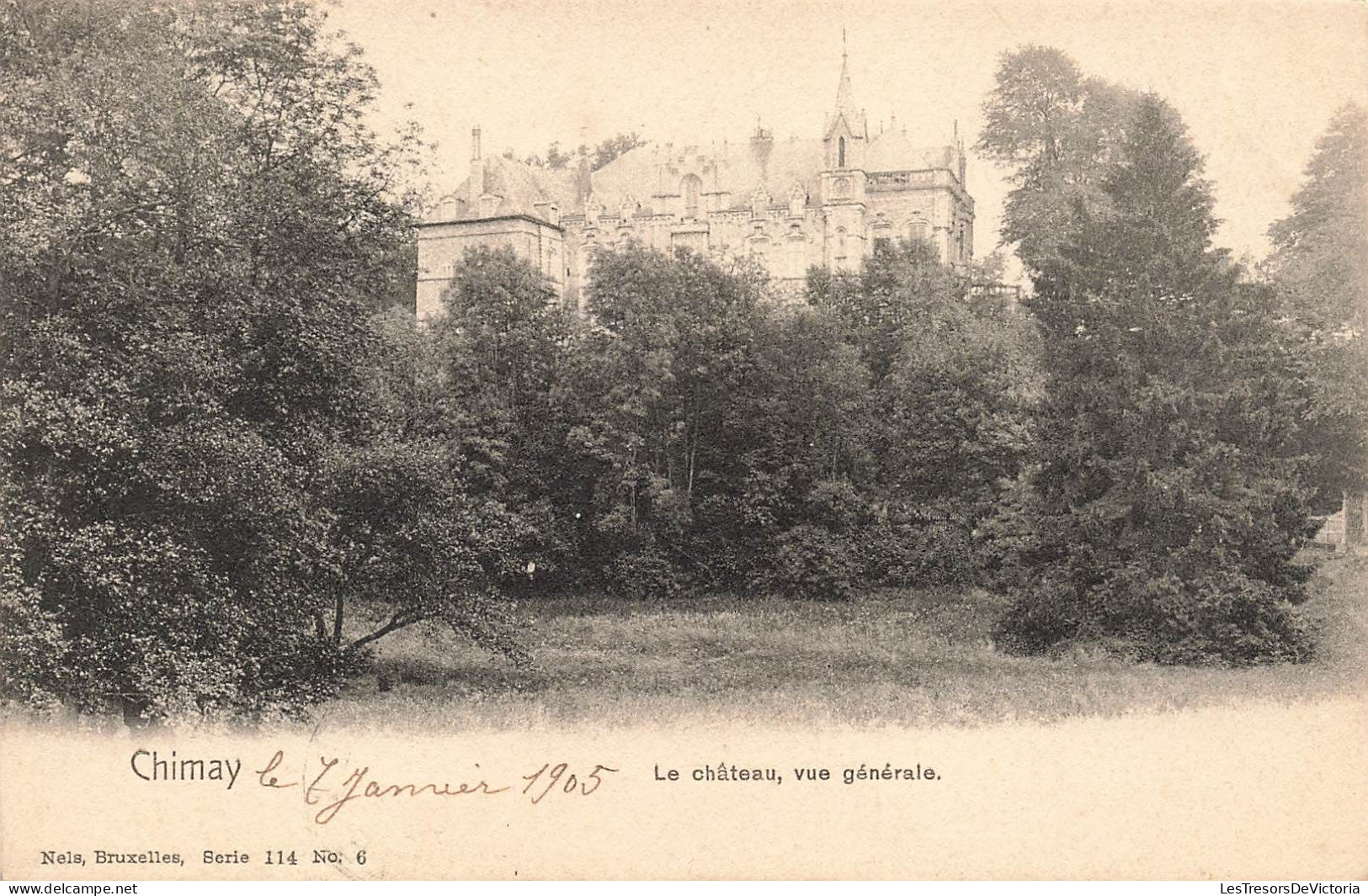 BELGIQUE - Chimay - Vue Générale Du Château - Carte Postale Ancienne - Chimay