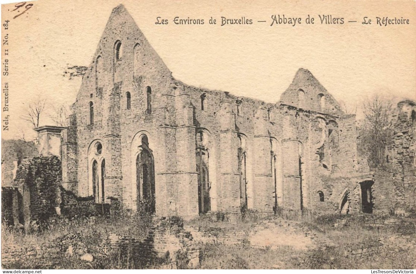 BELGIQUE - Les Environs De Bruxelles - Abbaye De Villers - Le Réfectoire - Ruines - Carte Postale Ancienne - Villers-la-Ville