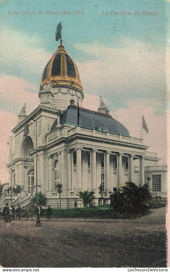 BELGIQUE - Bruxelles - Exposition De Bruxelles 1910 - Le Pavillon De Brésil - Colorisé - Carte Postale Ancienne - Exposiciones Universales