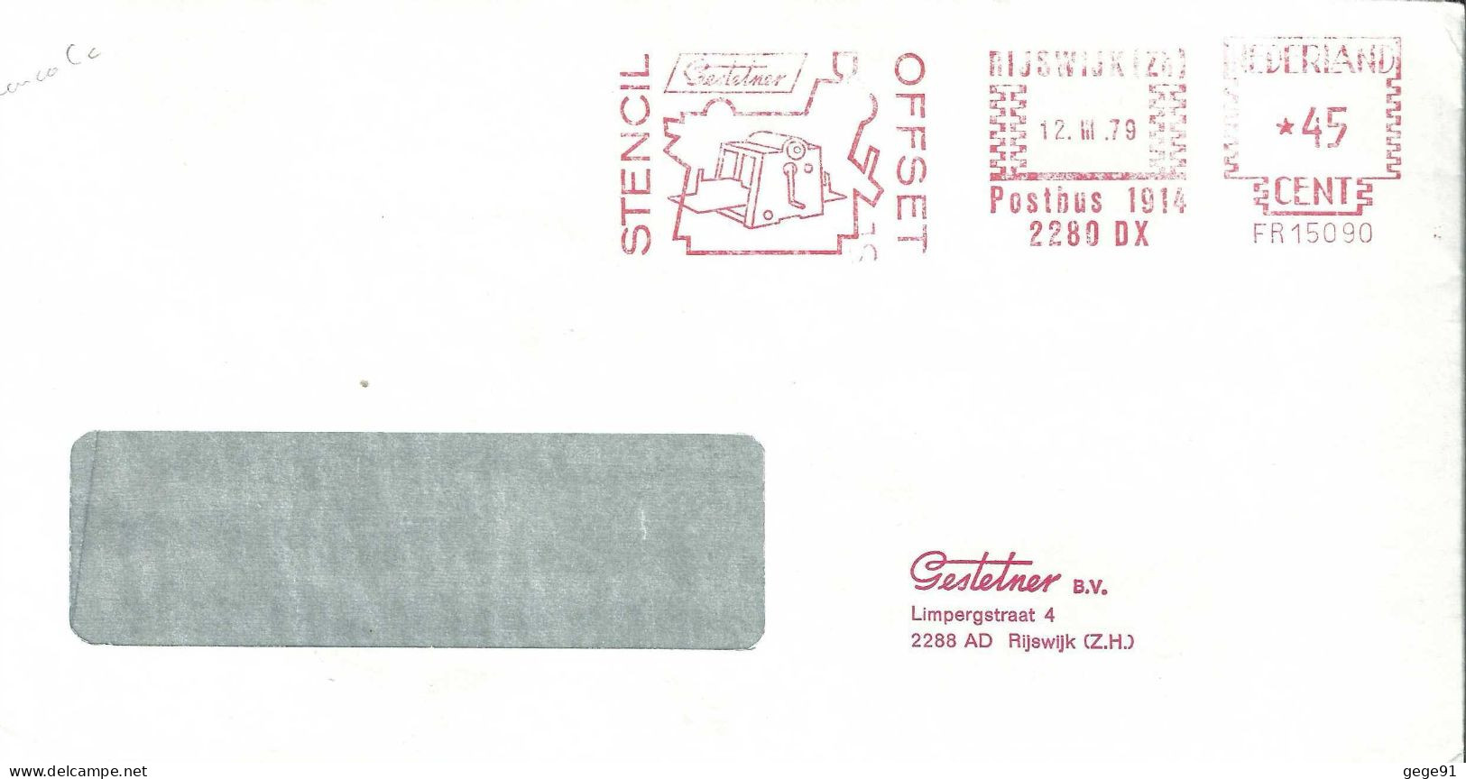 Ema Francotyp - Imprimerie - Reproduction - Stencil - Offset - Enveloppe Entière - Machines à Affranchir (EMA)