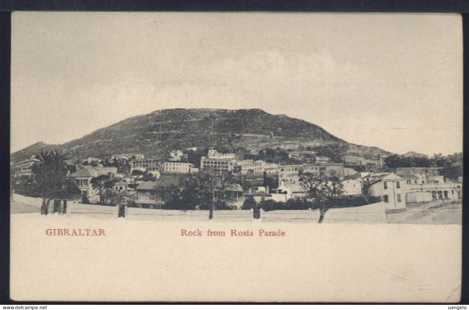 %328 GIBRALTAR - ROCK FROM ROSIA PARADE - Gibraltar