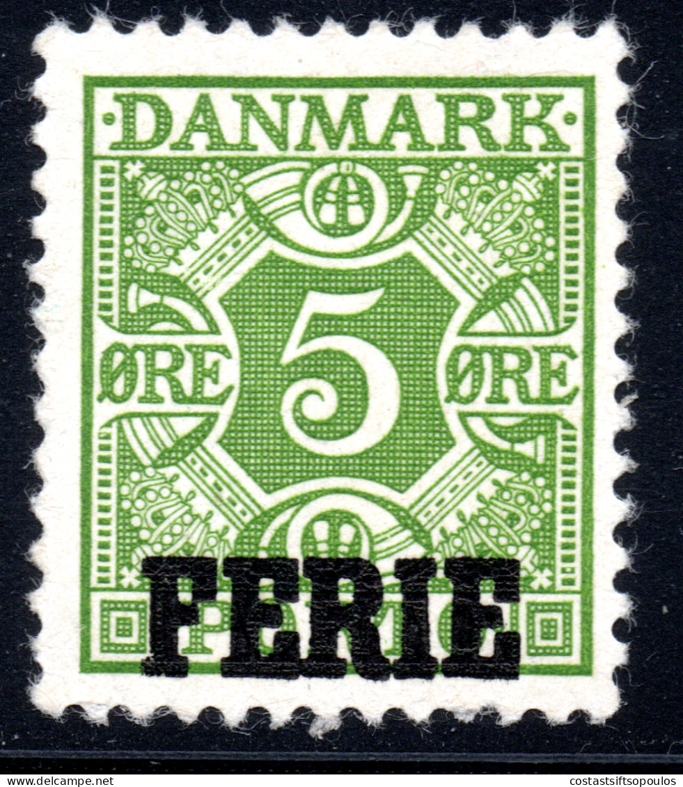 2164. DENMARK 5 O. FERIE OVERPR. MH - Fiscali