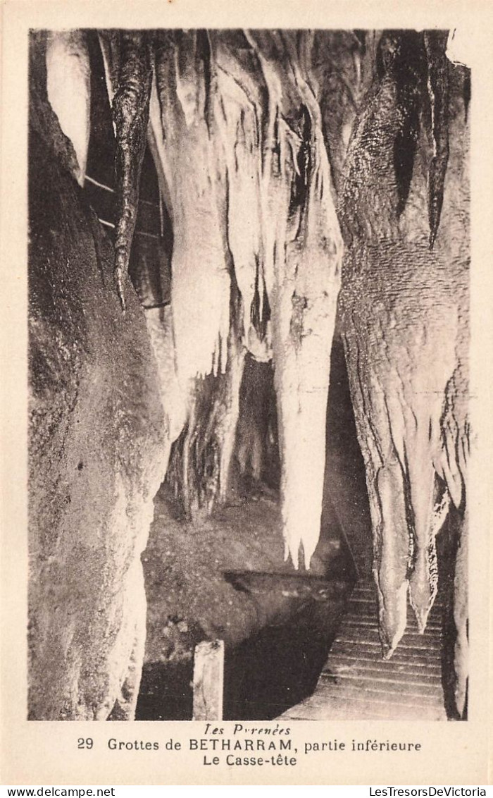 FRANCE - Les Pyrénées - Grotte De Betharram Partie Inférieure - Le Casse Tête - Carte Postale Ancienne - Lestelle-Bétharram