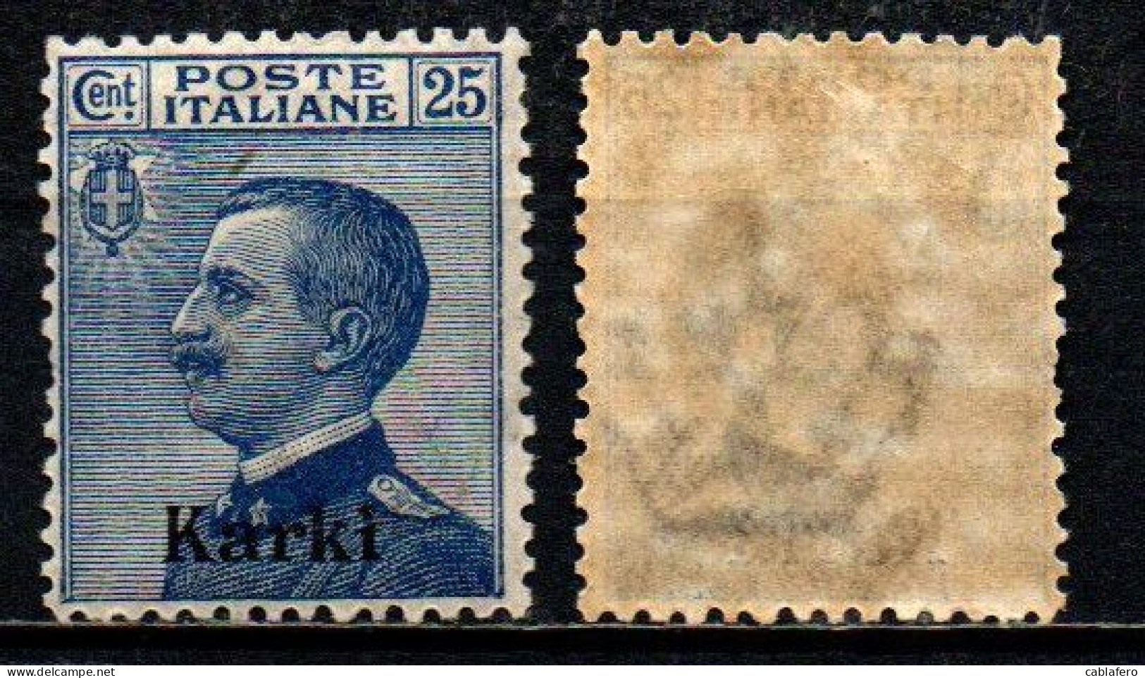 COLONIE ITALIANE - CARCHI - 1912 - VITTORIO EMANUELE III - MICHETTI - 25 C. - MNH - Aegean (Carchi)