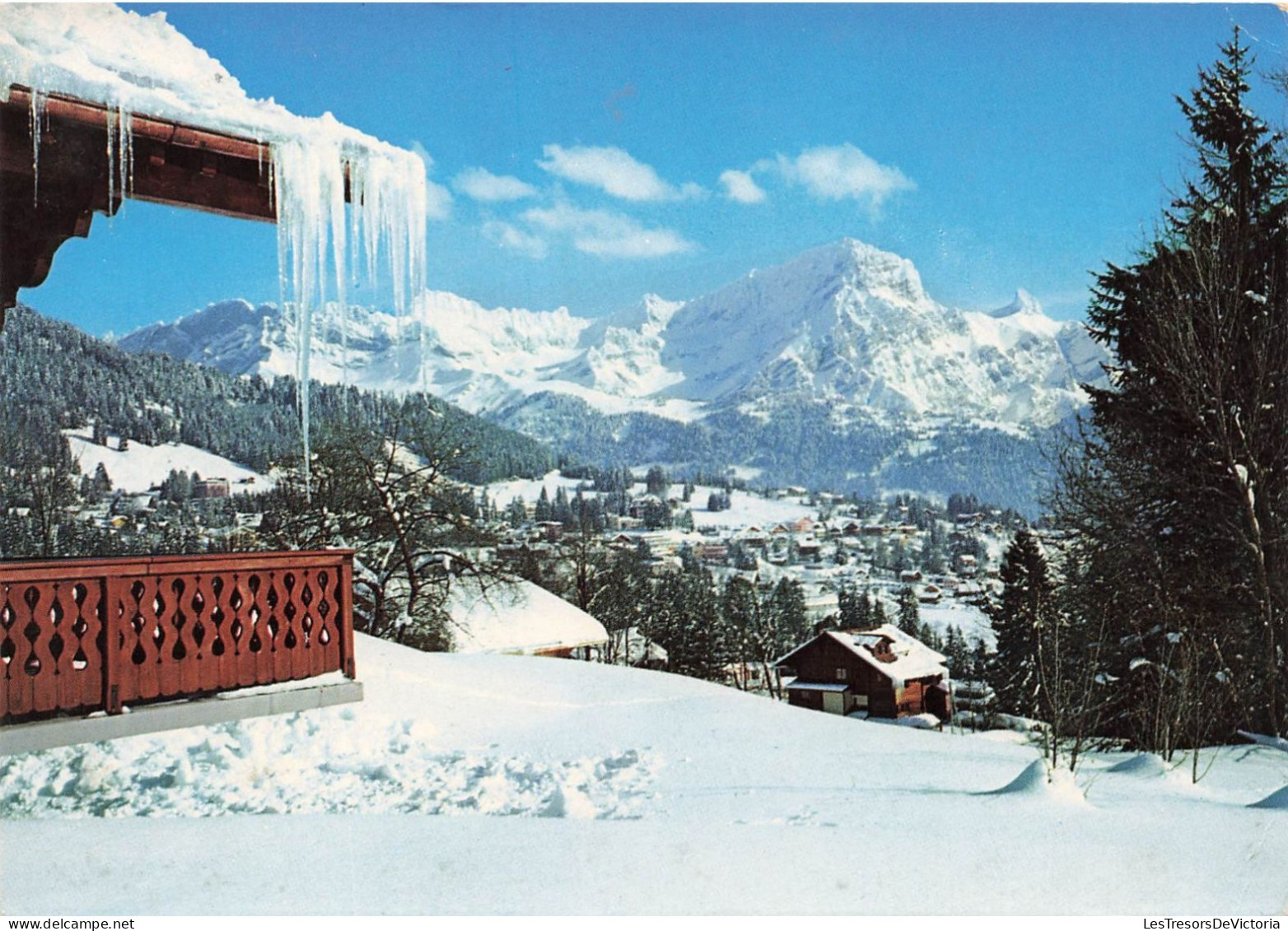 SUISSE - Villars-sur-Ollon - Vue Générale De La Station - Carte Postale - Ollon