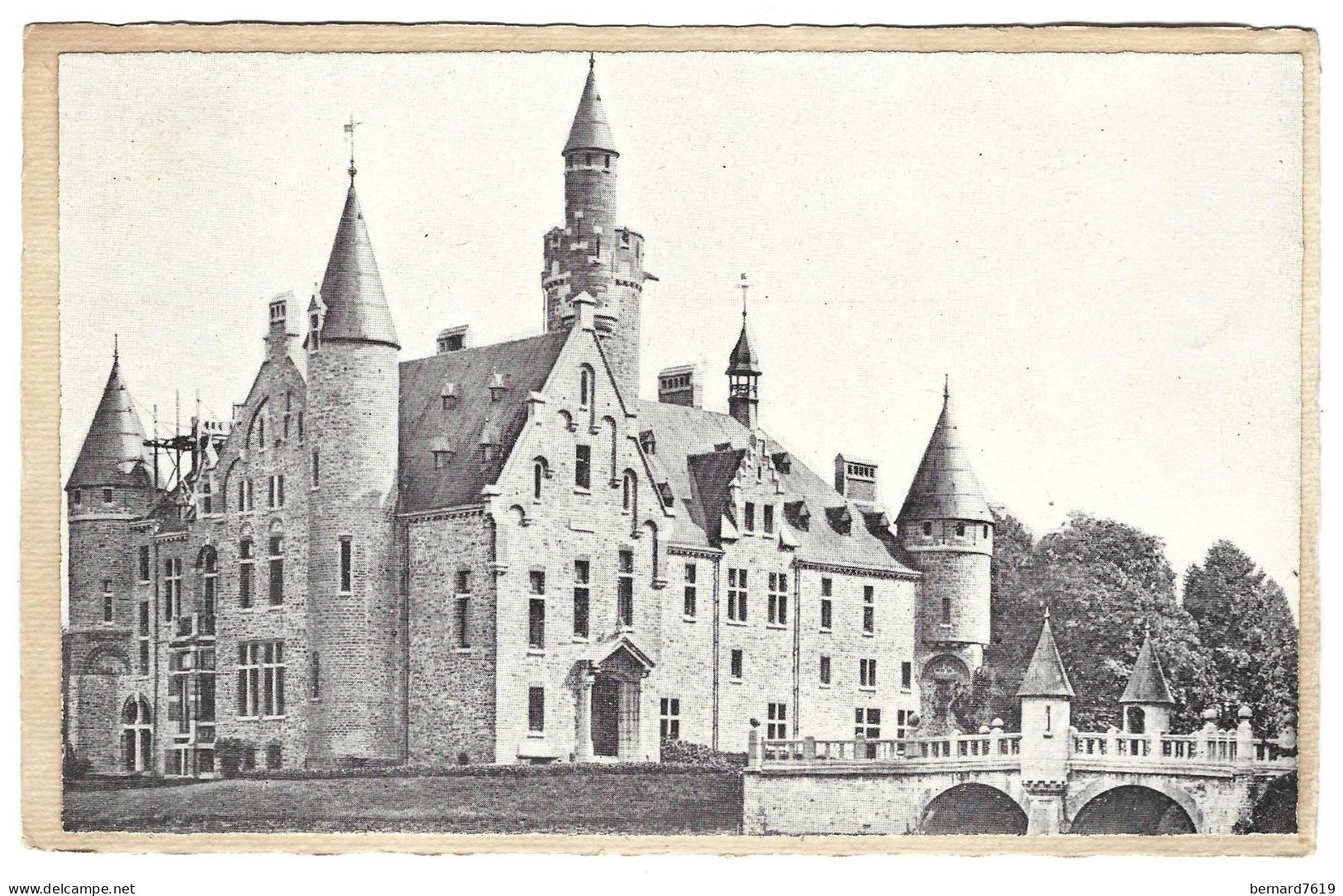 Belgique -  Chateau  De Bornhem  -  Bornem -  Verso  Modes Leona Dujardin  Charleroi - Bornem