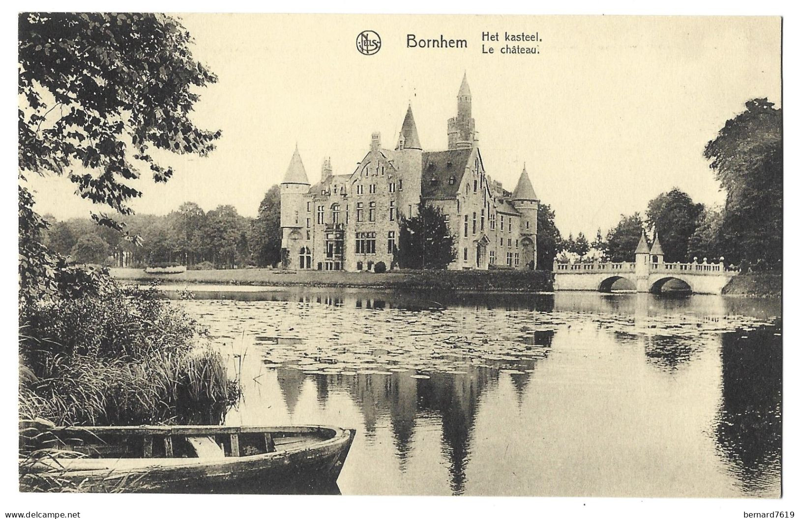 Belgique -  Chateau  De Bornhem  -  Bornem -   Le Chateau Et Voir Verso - Bornem