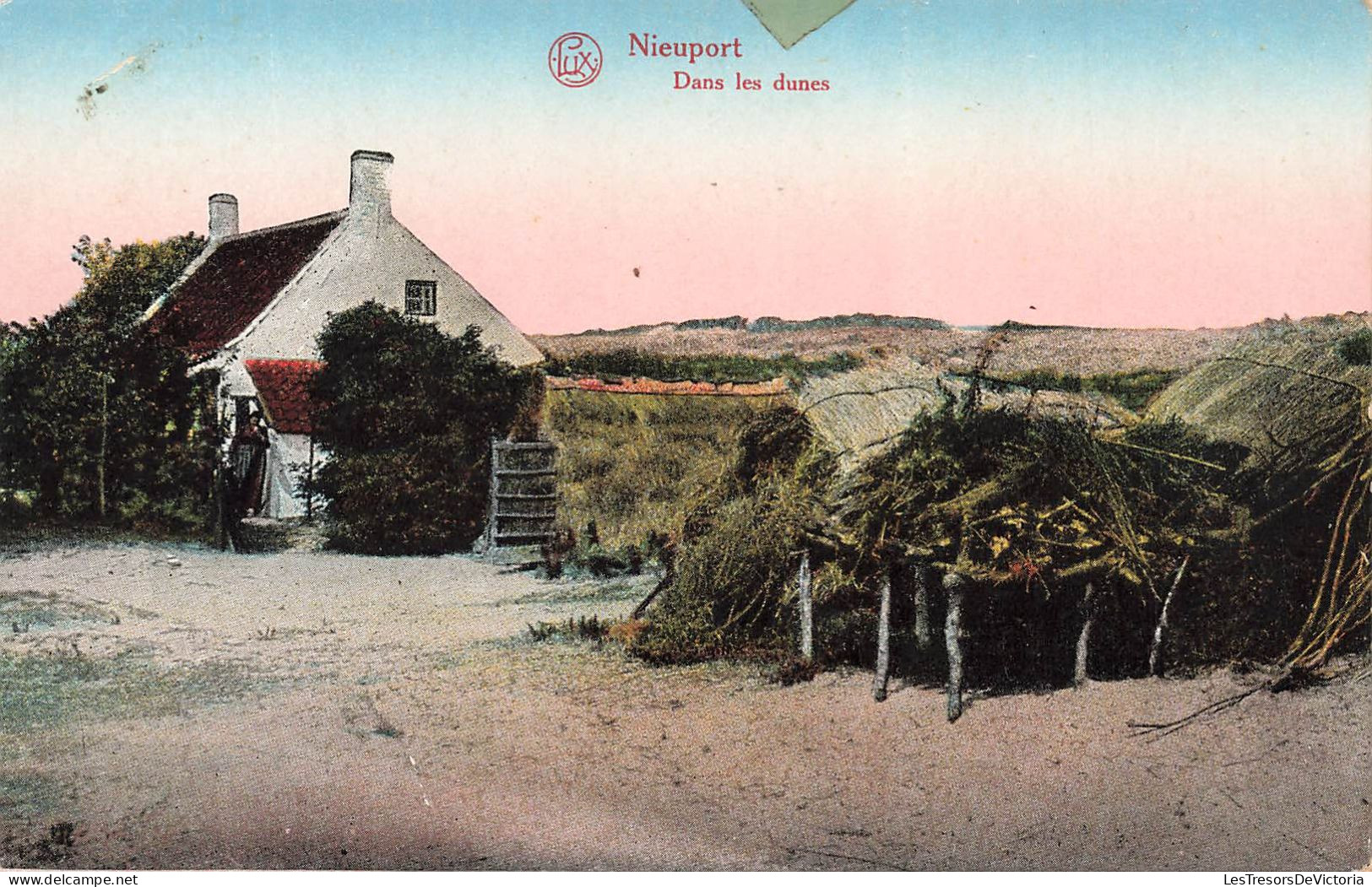 BELGIQUE - Nieuport - Une Petite Maison Dans Les Dunes - Colorsé - Carte Postale Ancienne - Nieuwpoort