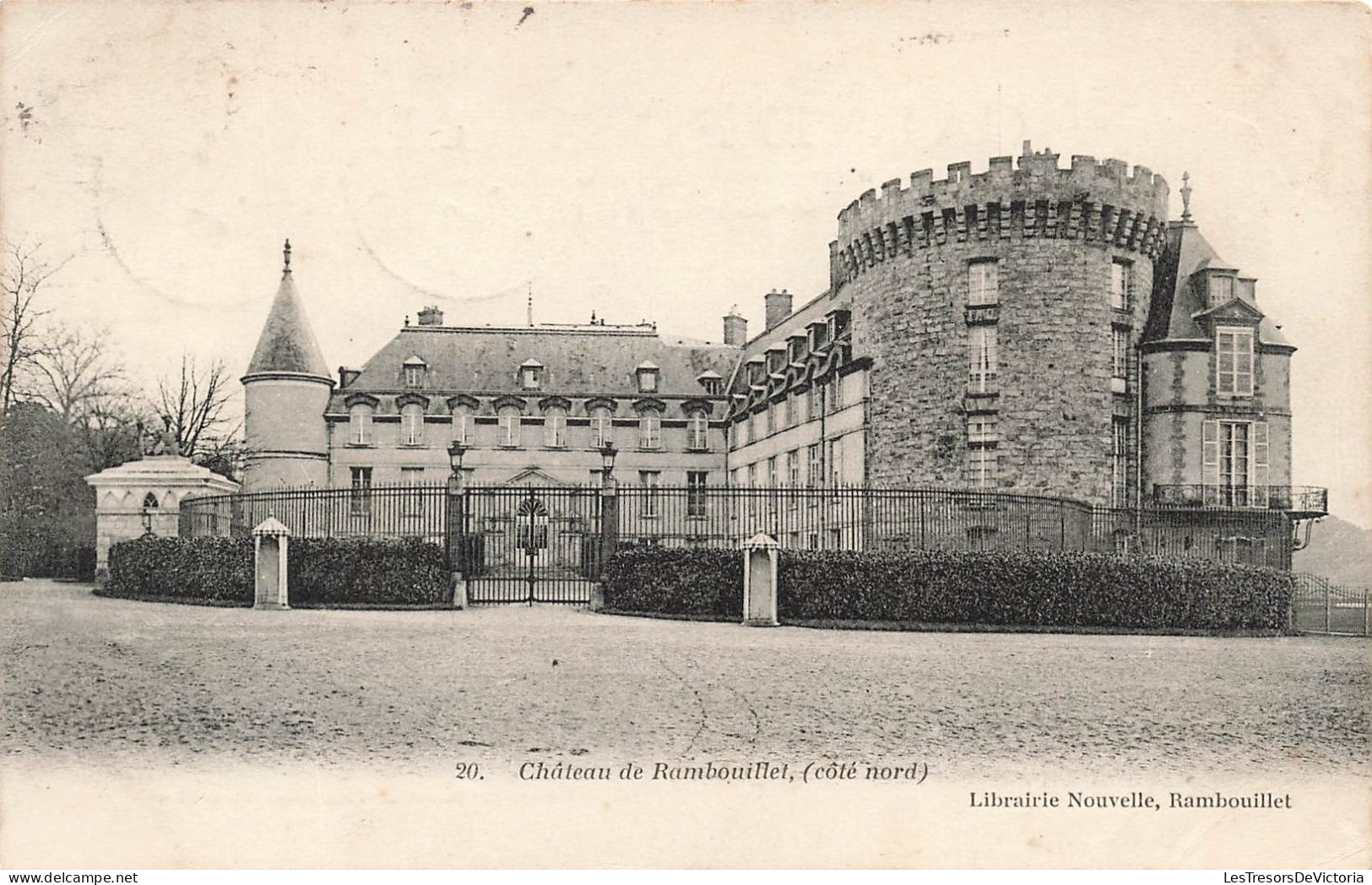 FRANCE - Château De Rambouillet (côté Nord) - Librairie Nouvelle Rambouillet - Carte Postale Ancienne - Rambouillet (Castillo)