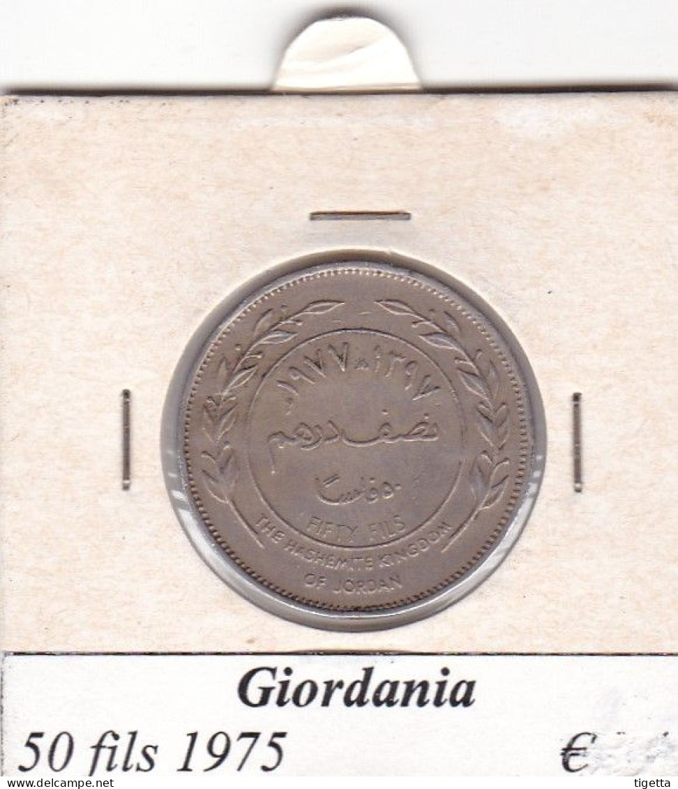GIORDANIA   50 FILS  ANNO 1975 - Jordanië