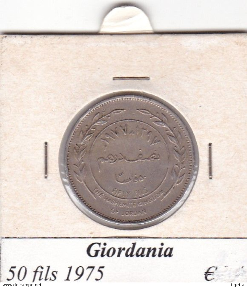 GIORDANIA   50 FILS  ANNO 1975 - Jordan