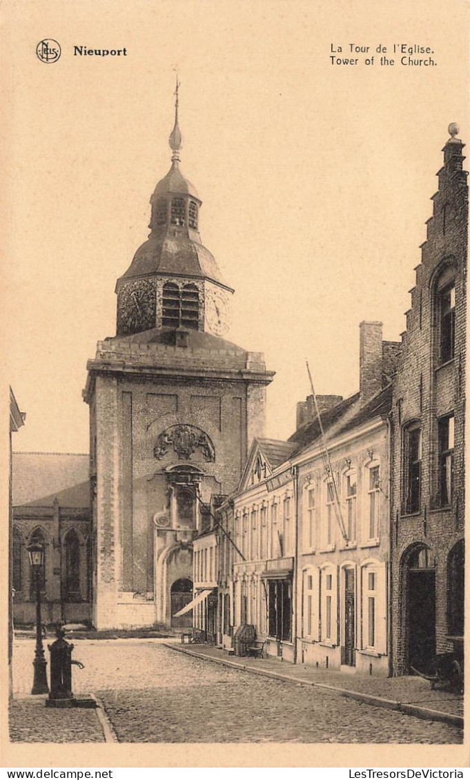 BELGIQUE - Nieuport -  La Tour De L'Eglise - Carte Postale Ancienne - Nieuwpoort