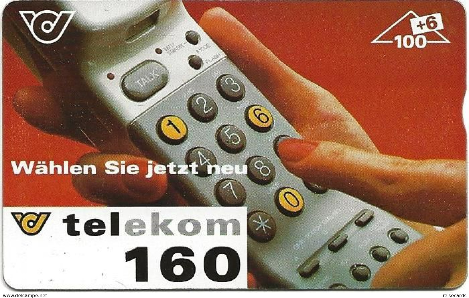 Austria: Telekom Austria 801A Telekom 160 - Autriche