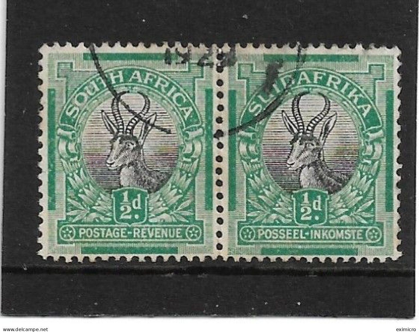 SOUTH AFRICA 1948 ½d PALE  GREY AND BLUE - GREEN SG 126 PERF 14½ X 14 FINE USED Cat £25 - Used Stamps