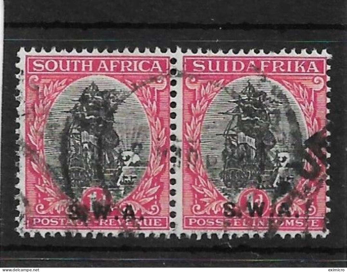 SOUTH AFRICA 1927 1d SG 59 FINE USED Cat £4.25 - Used Stamps