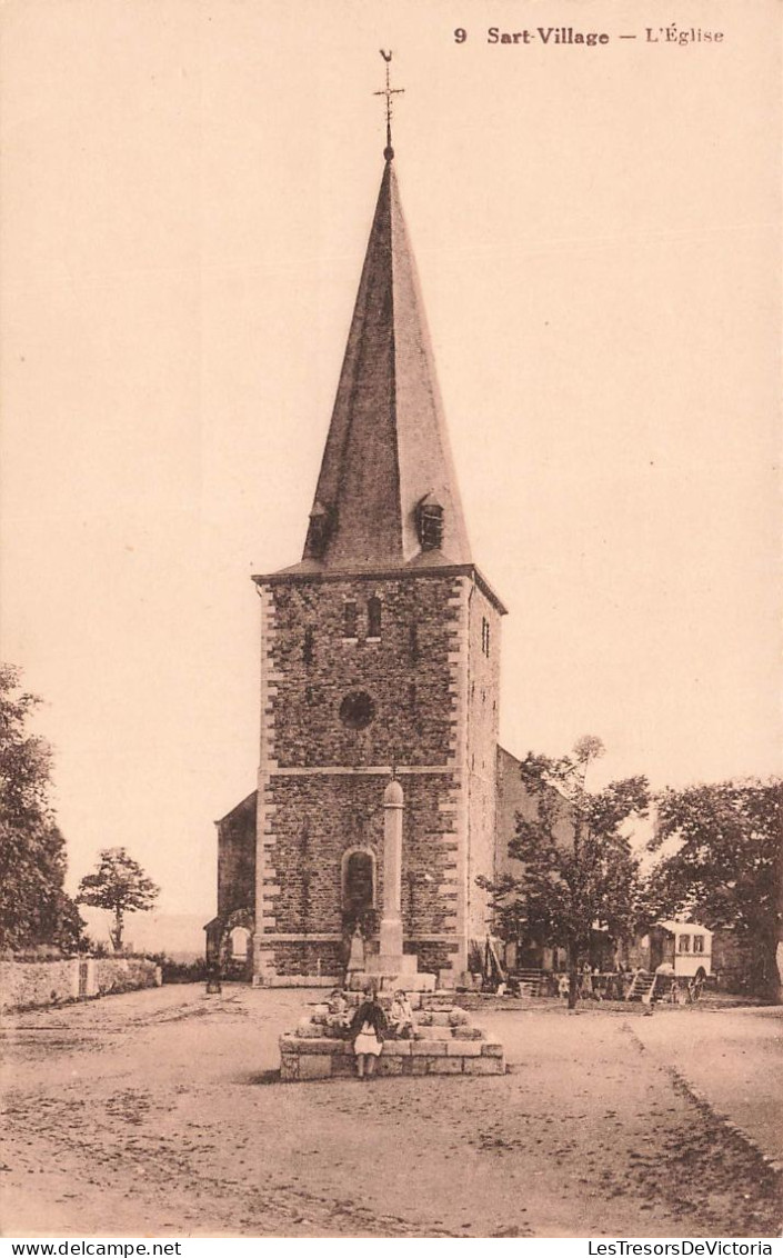 BELGIQUE - Jahlay - Sart Village - Vue Générale De L'église - Carte Postale Ancienne - Jalhay