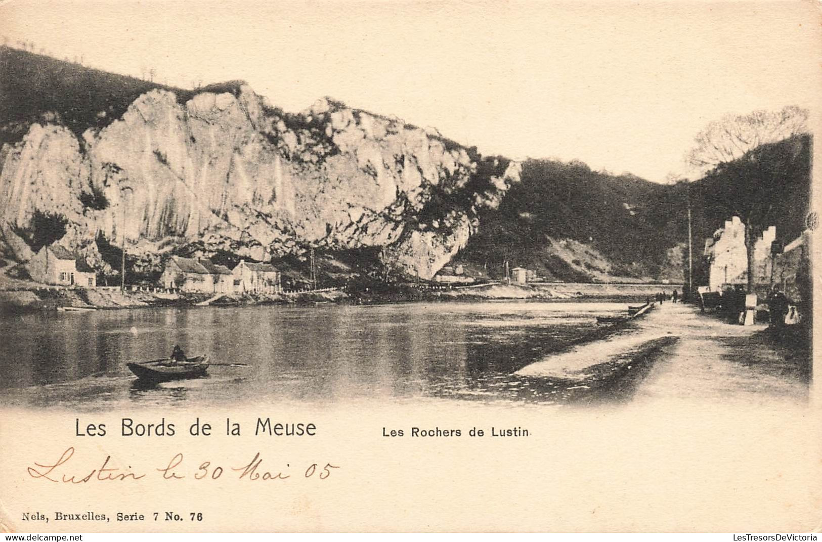 BELGIQUE - Bords De La Meuse - Les Rochers De Lustin - Carte Postale Ancienne - Other & Unclassified