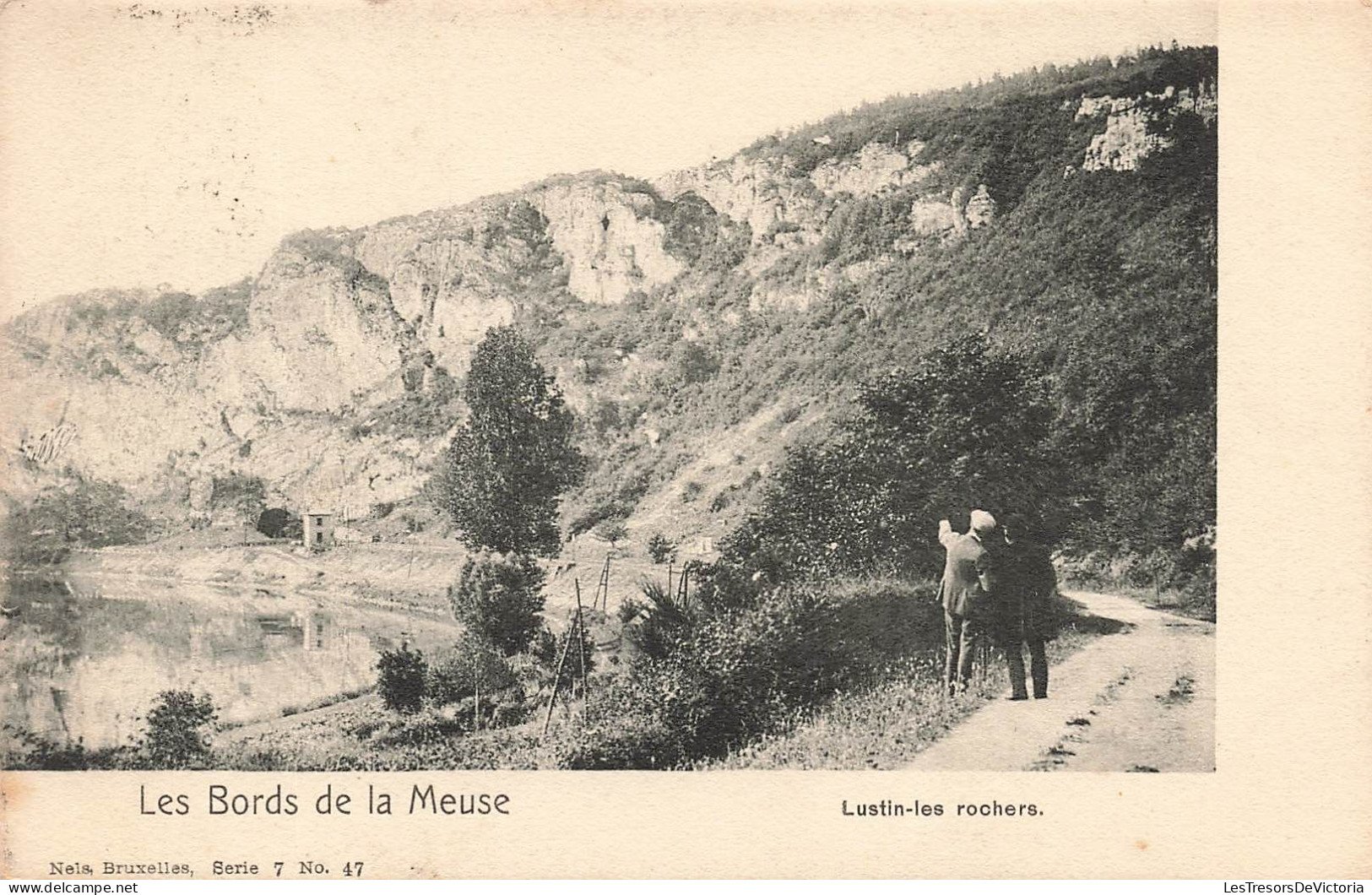 BELGIQUE - Bords De La Meuse - Lustin - Les Rochers - Carte Postale Ancienne - Otros & Sin Clasificación