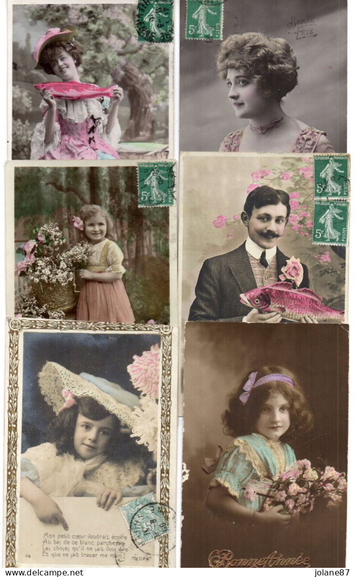 18 CPA   GENEALOGIE   DESBORDES   MARIA  CHEZ  DELOUIS  PLACE D AINE A LIMOGES -    1906/1907/ 1912/1915 - Genealogia