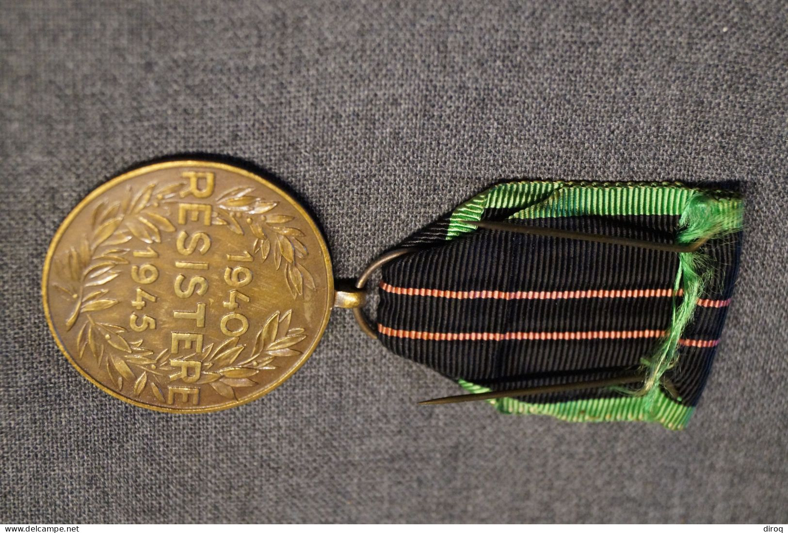 Décoration,médaille Militaire,Résistance,collection Militaria - Belgique
