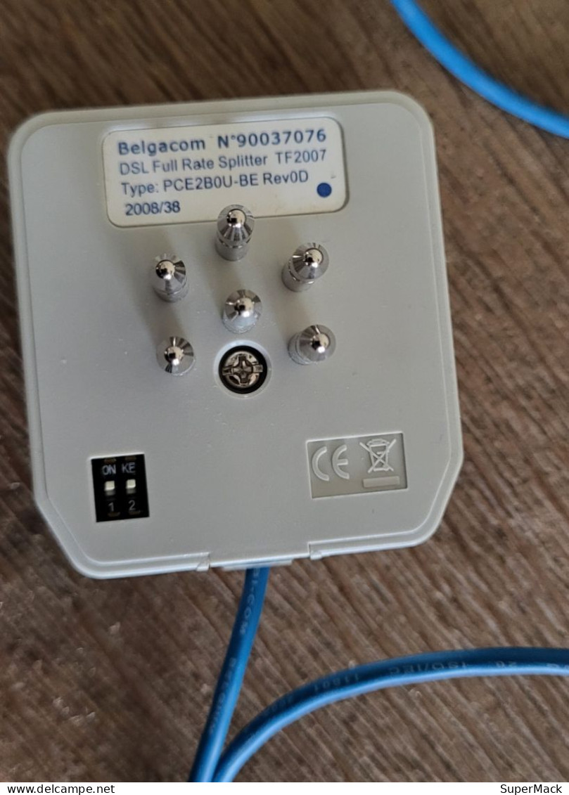 Prise téléphone adaptateur 5-6 & Prise DSL 6 fiches