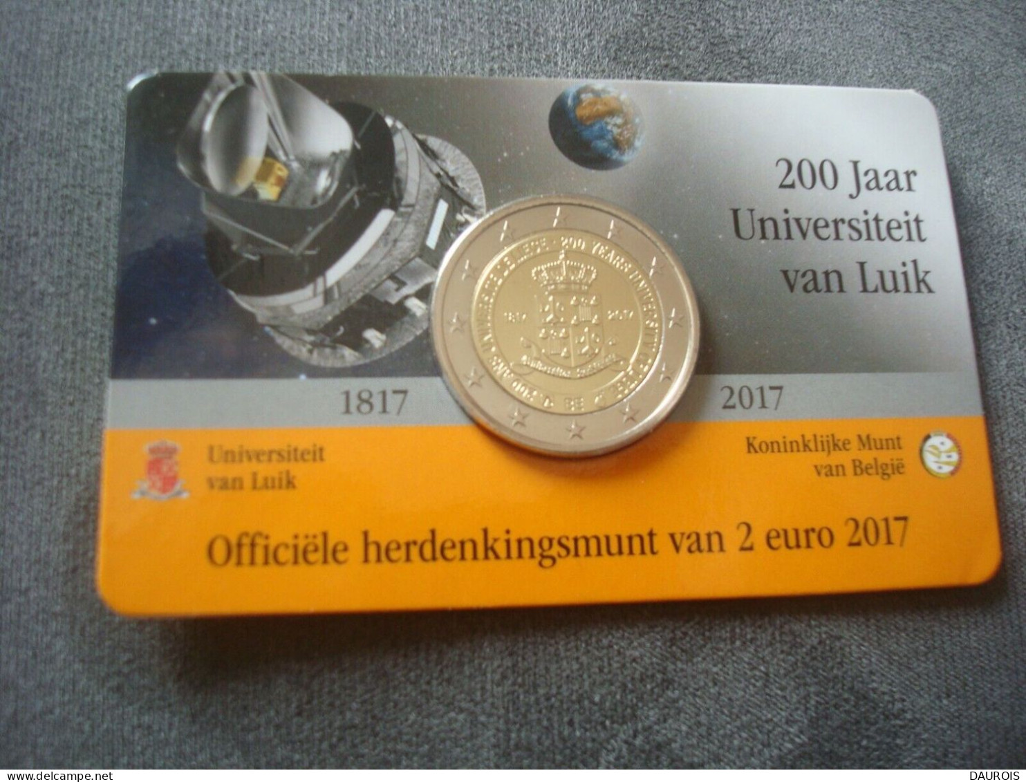 Lot 5 Post Card Pièce 2 € De 2017-2020 Grèce & Belgique - Grecia