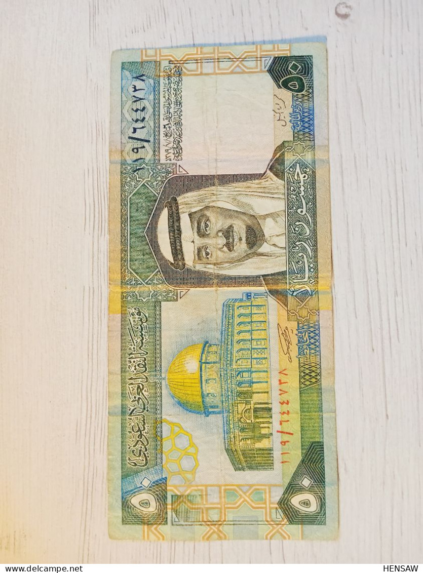 ARABIA SAUDI P 24a 50 RIYALS 1983 USED USADO - Arabie Saoudite