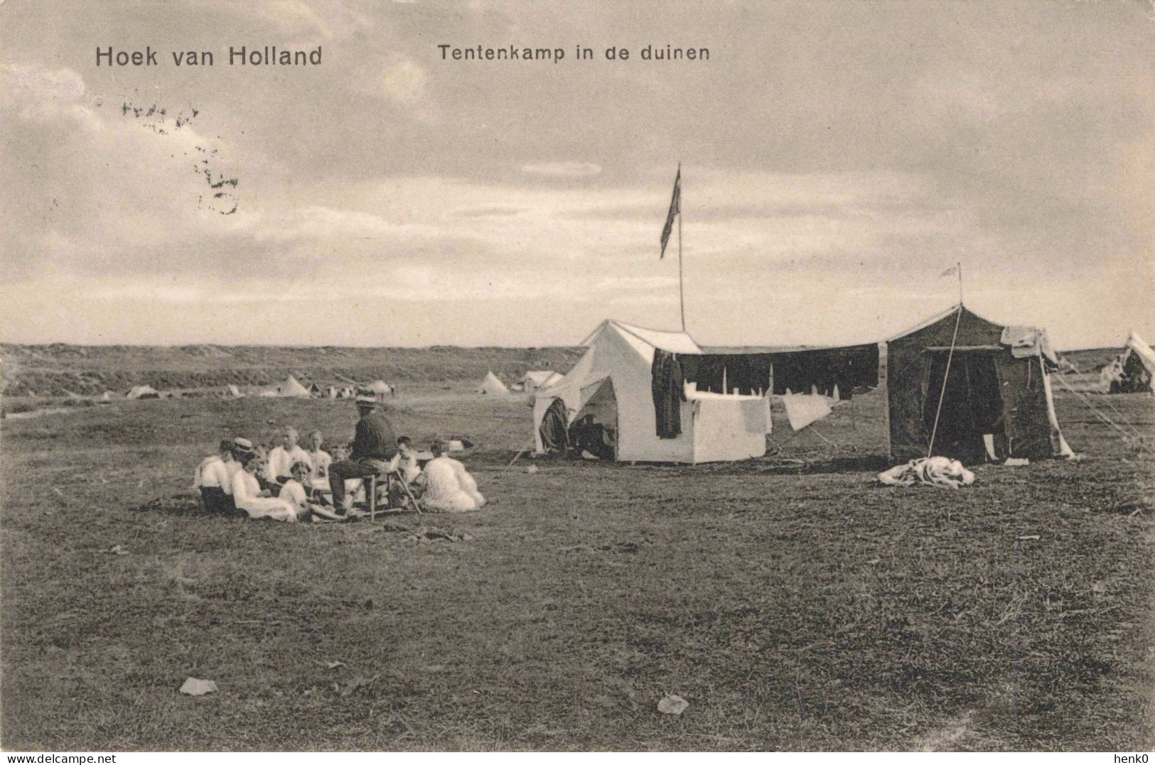 Hoek Van Holland Tentenkamp In De Duinen K6134 - Hoek Van Holland
