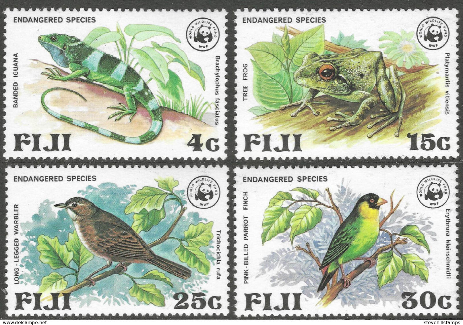 Fiji. 1979 Endangered Life. MH Complete Set. SG 564-567 - Fidji (1970-...)