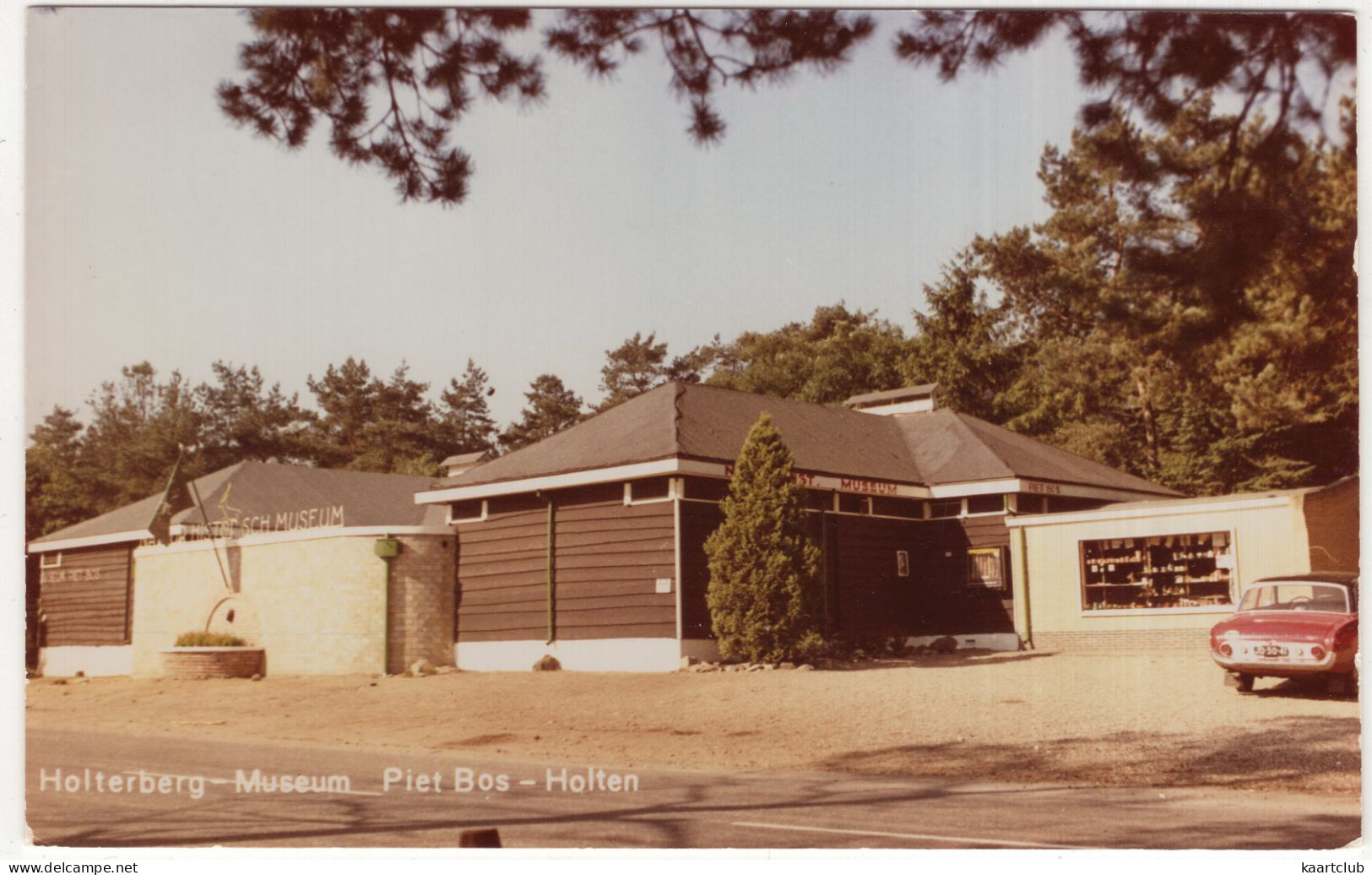 Holterberg -  Museum 'Piet Bos' - Holten - (Overijssel, Nederland/Holland) - Ford Taunus 17M P3 - Fotokaart - Holten