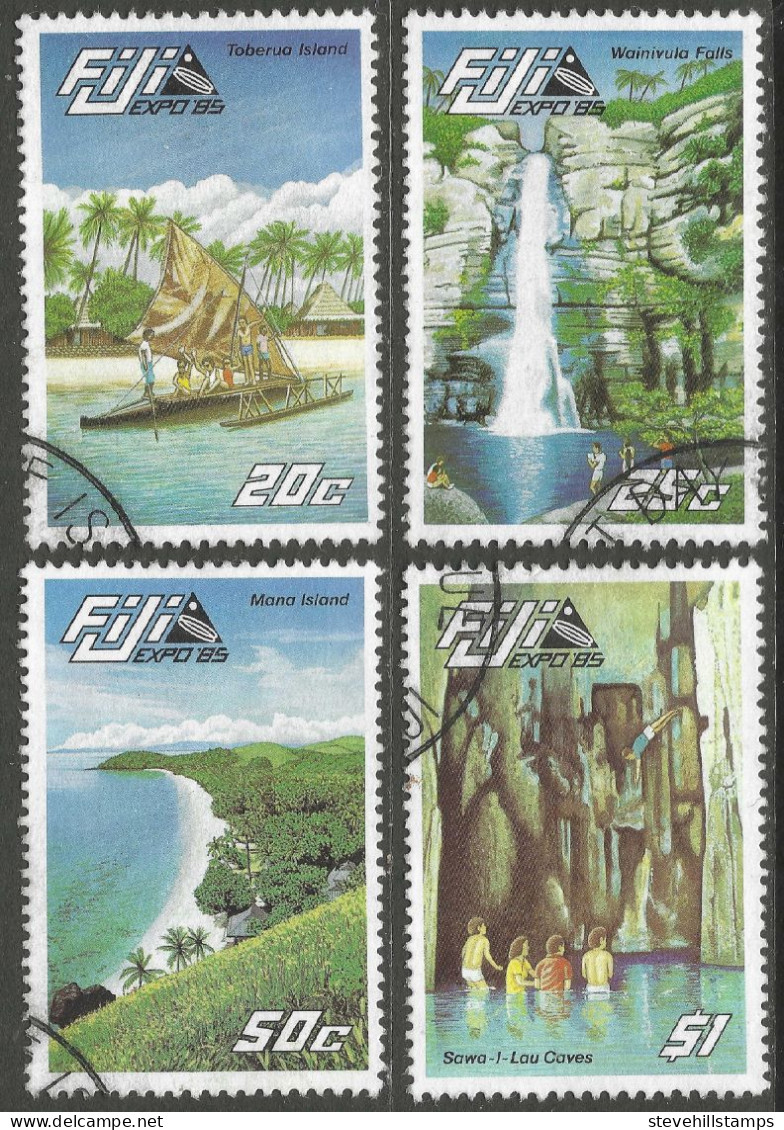 Fiji. 1985 Expo '85 World Fair, Japan. Used Complete Set. SG 697-700 - Fidji (1970-...)