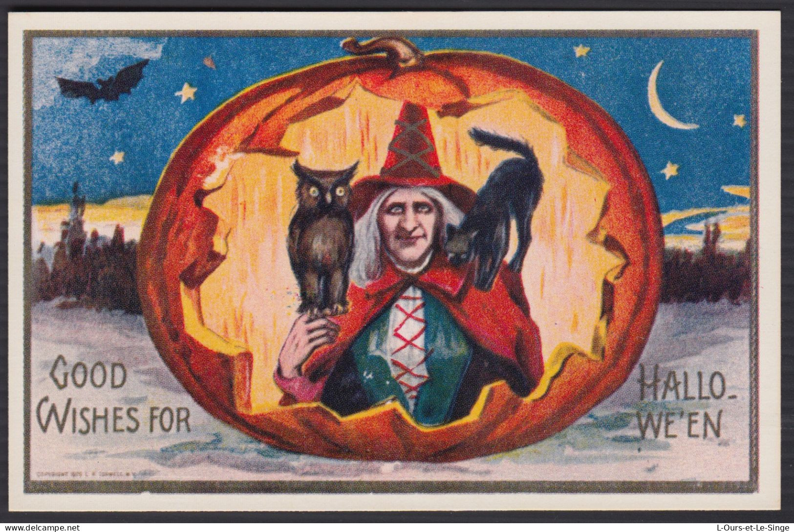 Good Wishes For Hallowe'en - - Halloween