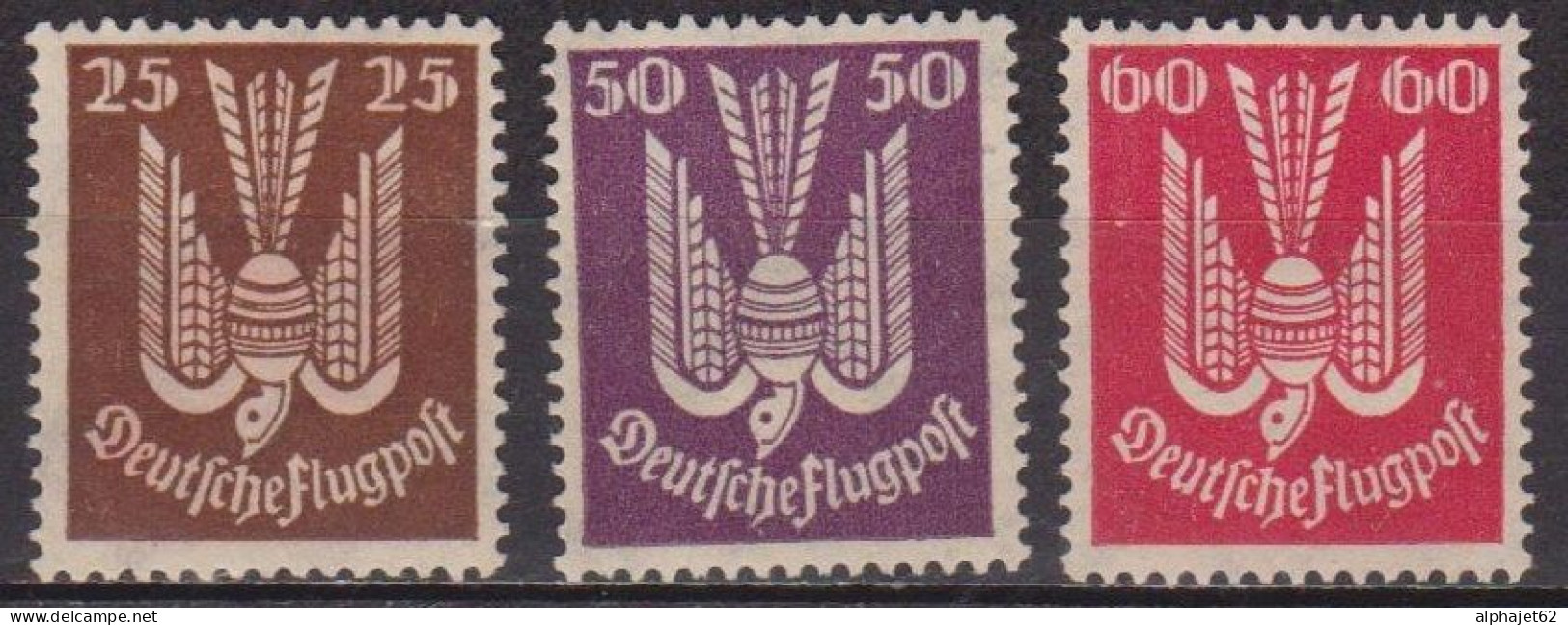 Oiseau - ALLEMAGNE - Deutsche Flugpost - Poste Aérienne - N° 3-5-6 * - 1922 - Luft- Und Zeppelinpost