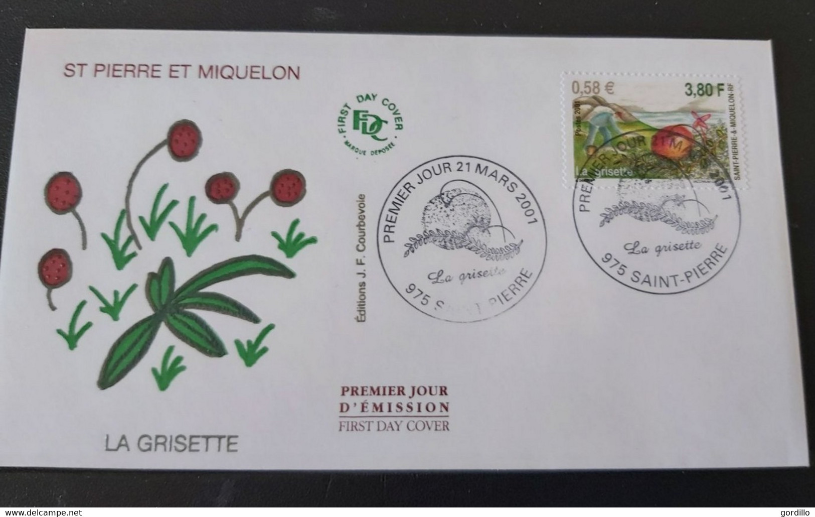 FDC St Pierre Et Miquelon  YT 740 Fruits La Grisette - FDC