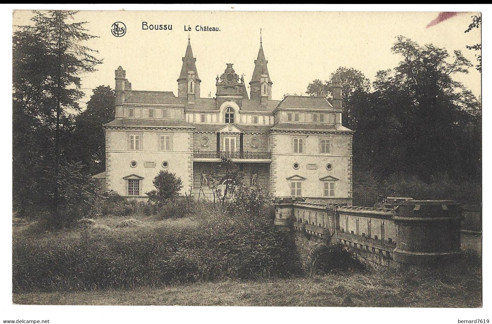 Belgique -   Boussu - Le Chateau  - Comte  G  De Chabannes - Boussu