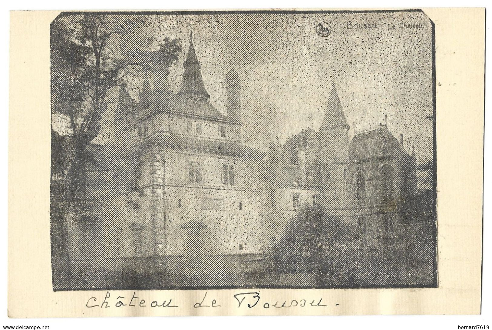 Belgique -   Boussu - Le Chateau  -  Verso  Marie Laliere   Galerie  Signet    Charleroi  1931 - Boussu