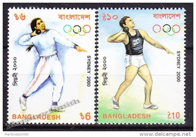 Bangladesh 2000 Yvert 660- 661, Sydney Olympic Games - MNH - Bangladesch